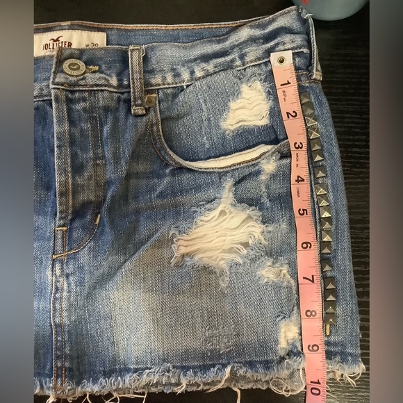 Denim Hollister Mini Skirt - Picture 6 of 7